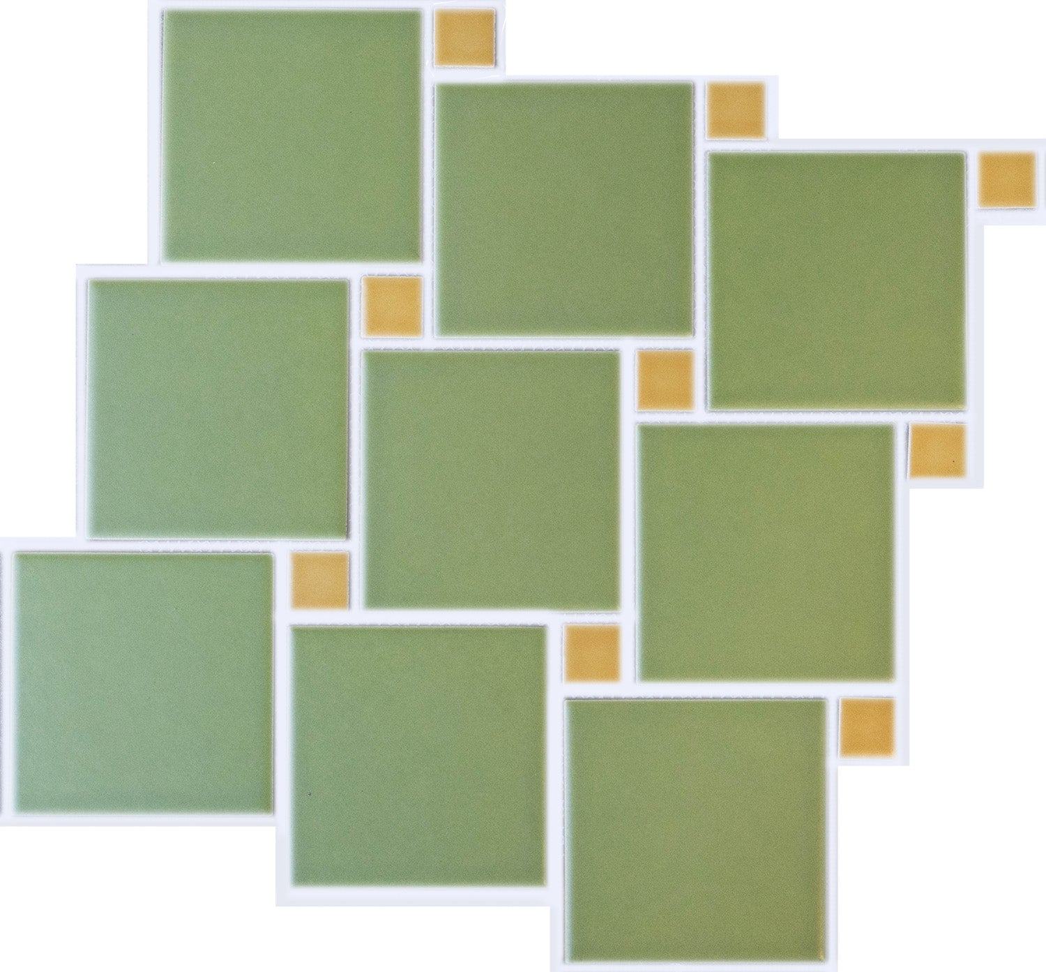 Sample of Cameo Porcelain Tile | Chroma Pattern | Hillside — Modwalls