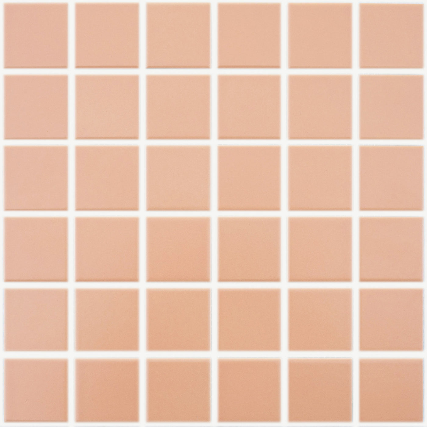 Modwalls | ColorBlock 2 Porcelain Tile | Peach | Warm Pink