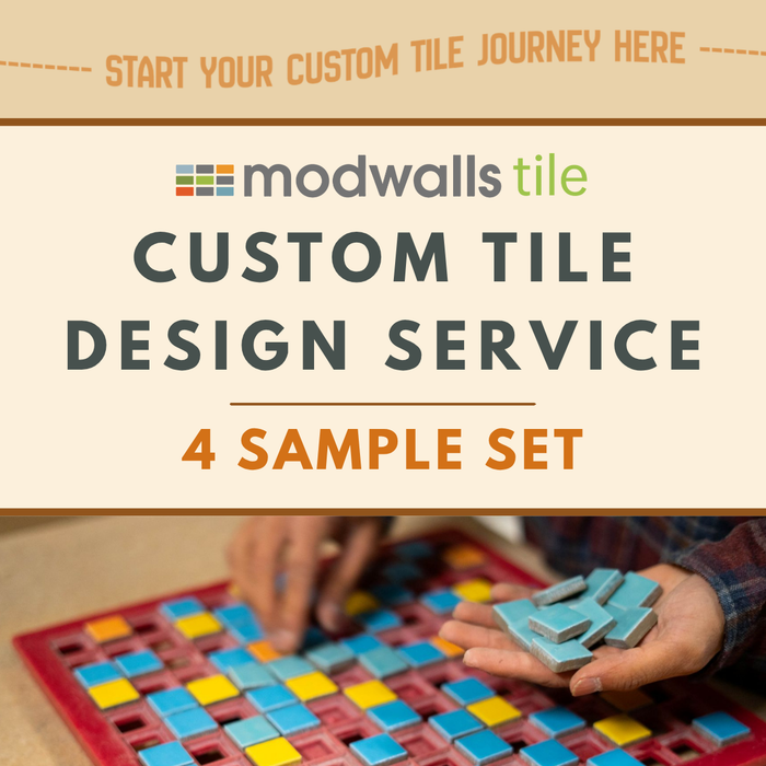 Custom Tile Design Service | 4 Sample Set