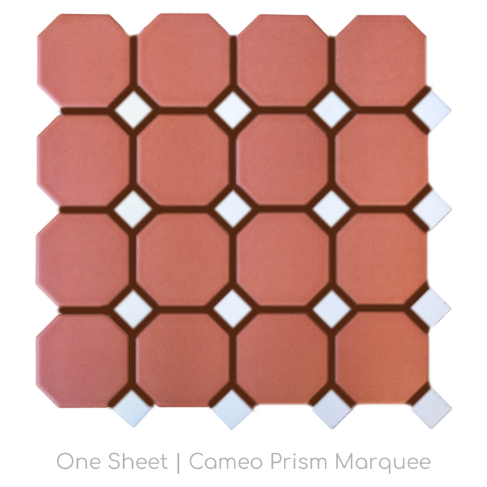 Cameo Porcelain Tile | Prism Pattern | Marquee