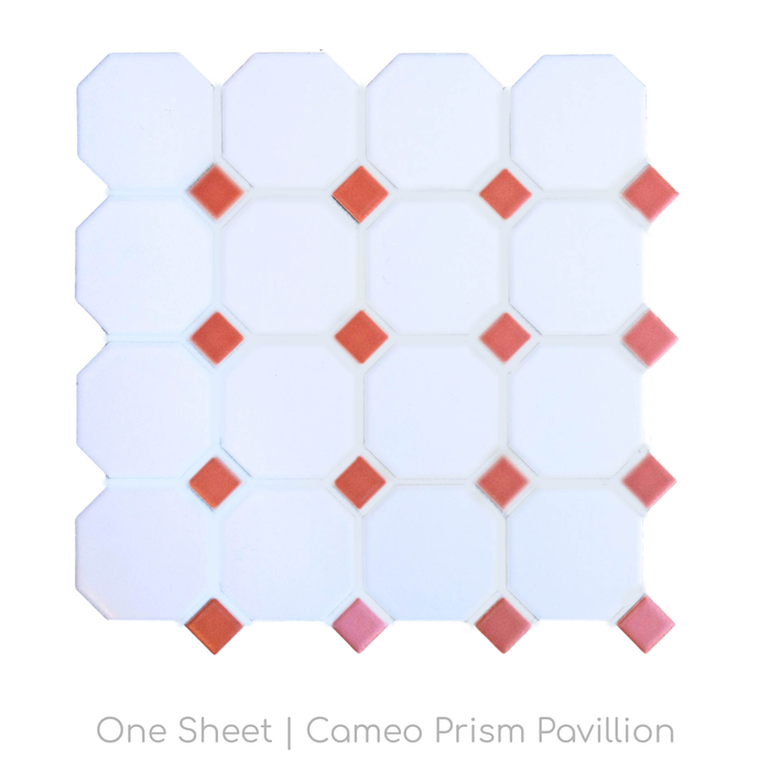 Cameo Porcelain Tile | Prism Pattern | Pavilion