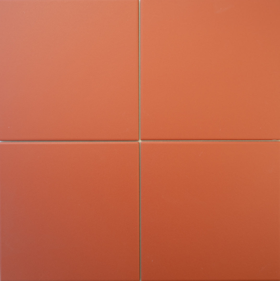 Modwalls | ColorBlock Porcelain Floor & Outdoor Tile | Canyon | Red