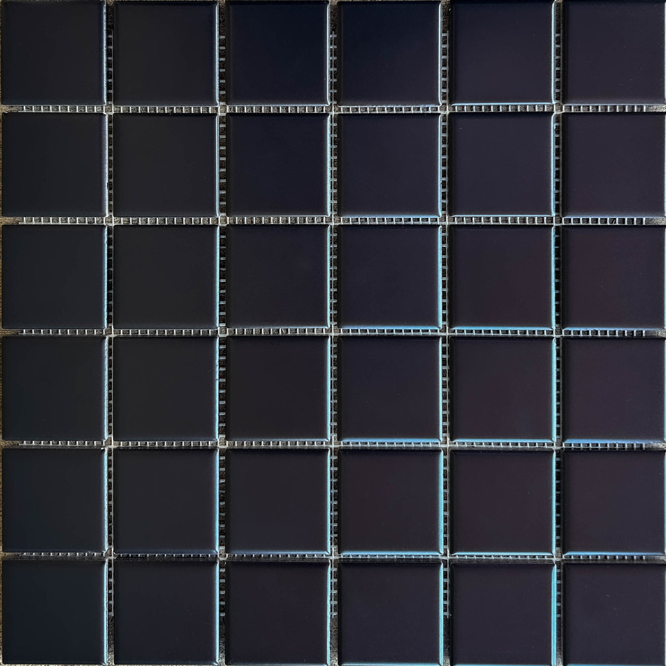 Black ColorBlock Porcelain Tile