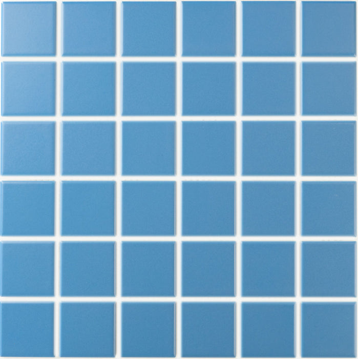 Modwalls | ColorBlock 2 Porcelain Tile | Cornflower| Blue