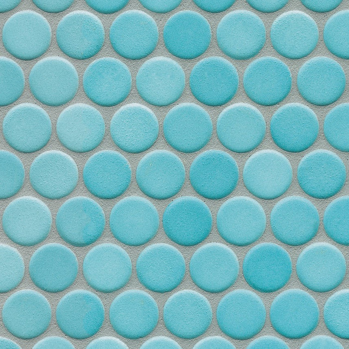 Sample of PopDotz Porcelain Tile | Cotton Candy Blend 1" Matte