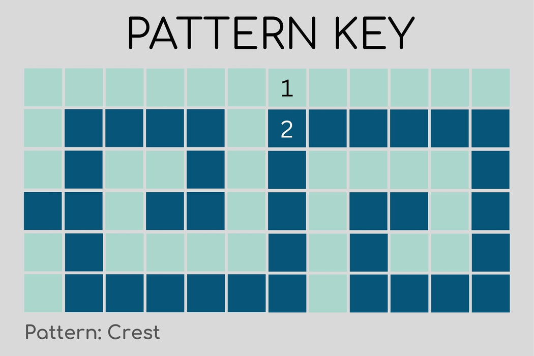 Vita Porcelain Mosaic Tile | Custom Pool Waterline Pattern Crest