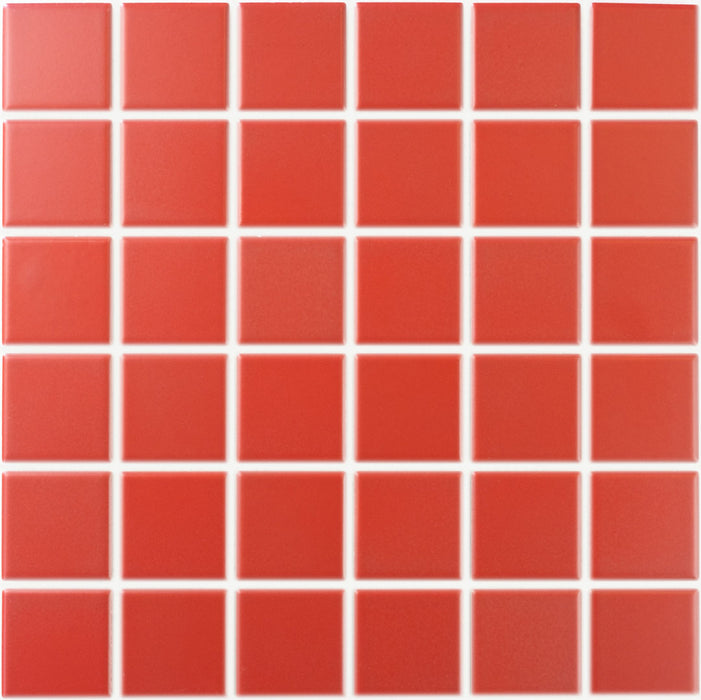 ColorBlock 2 Porcelain Tile | Currant