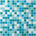 Modwalls Brio Glass Mosaic Tile | Fresh Blend | Colorful Modern & Midcentury glass tile for kitchens, bathrooms, backsplashes, showers, floors, pools & outdoors. 