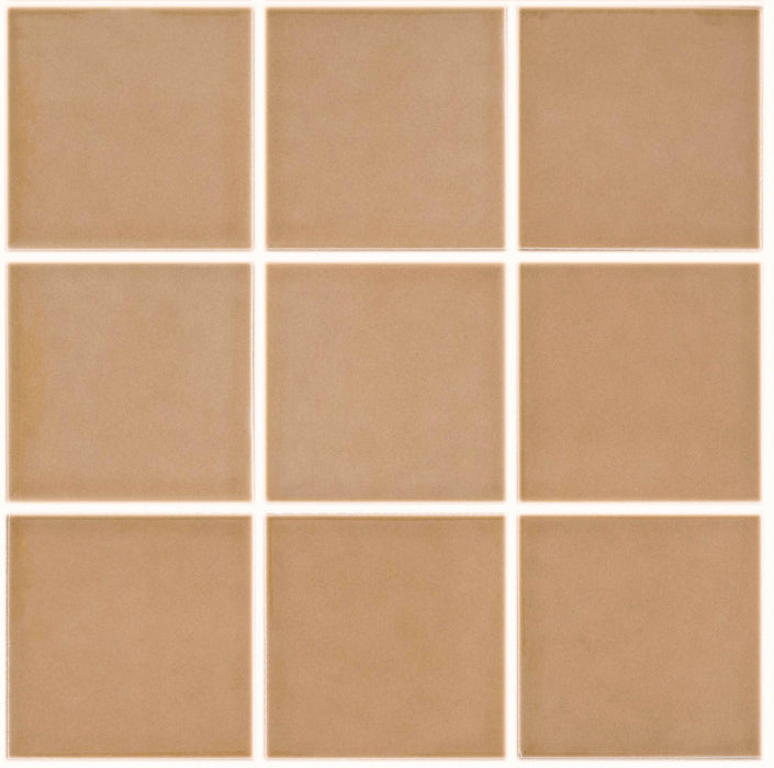 Sample of Element Porcelain Tile | 4x4 | Camel
