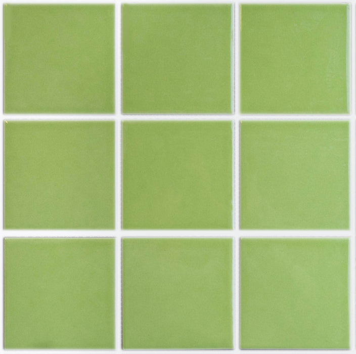 Element Porcelain Tile | 4x4 | Lime