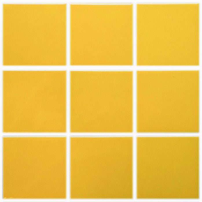 Sample of Element Porcelain Tile | 4x4 | Marigold