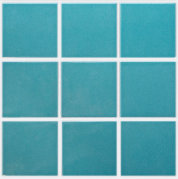 Element Porcelain Tile | 4x4 | Maui Blue