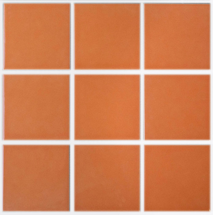 Sample of Element Porcelain Tile | 4x4 | Melon