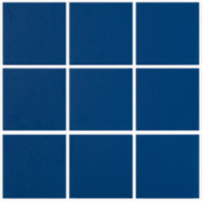 Element Porcelain Tile | 4x4 | Moroccan Blue