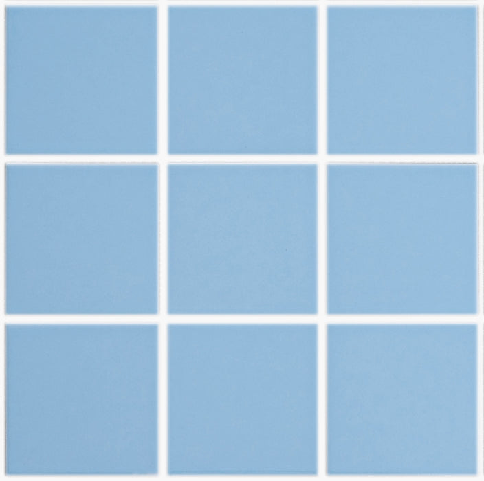 Sample of Element Porcelain Tile | 4x4 | Soft Blue