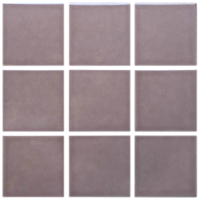 Sample of Element Porcelain Tile | 4x4 | Umber