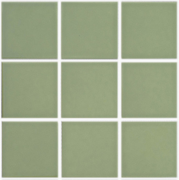 Element Porcelain Tile | 4x4 | Verde