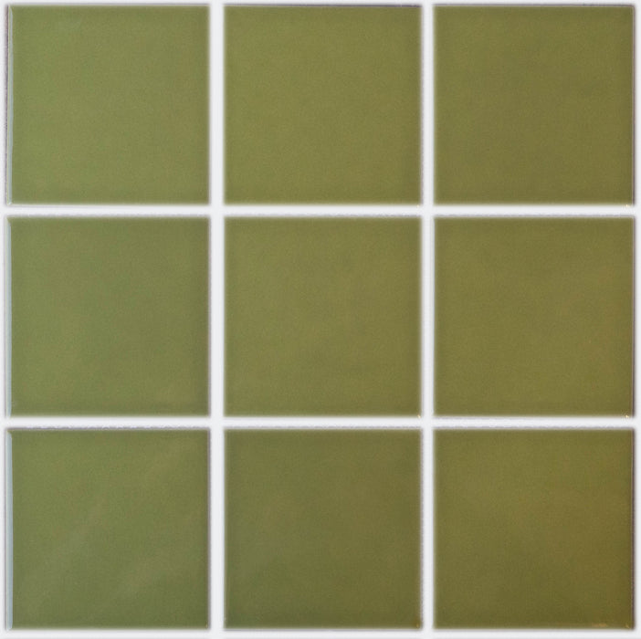 Element Porcelain Tile | 4x4 | Verde