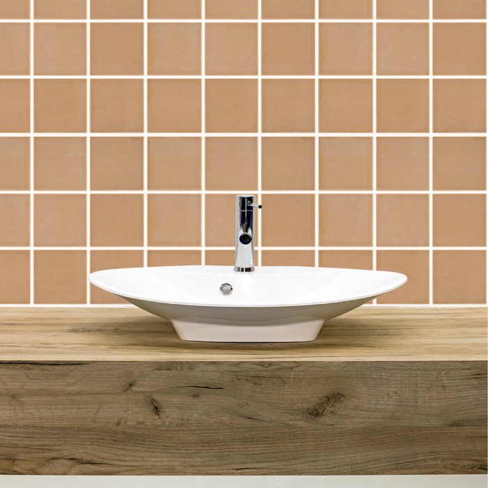Element Porcelain Tile | 4x4 | Camel