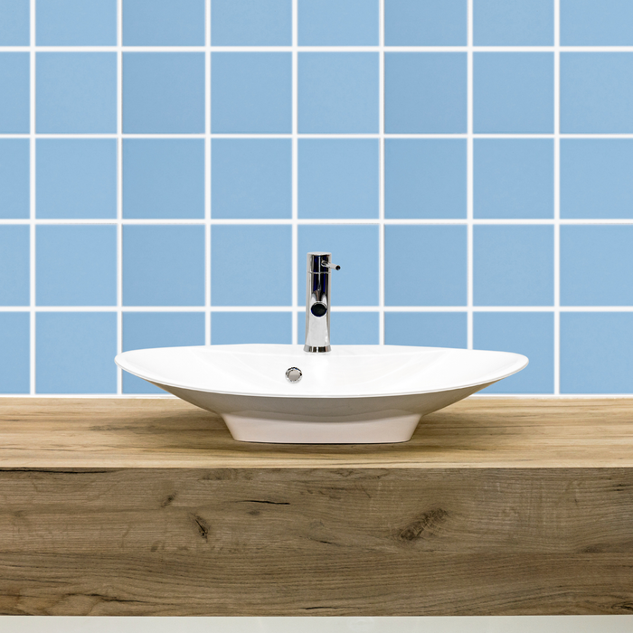 Element Porcelain Tile | 4x4 | Soft Blue
