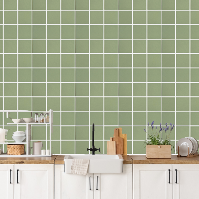 Element Porcelain Tile | 4x4 | Verde