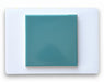 Modwalls Element Porcelain Tile Sample | Maui Blue | Pictured mounted on white board | 4x4 gloss | Colorful modern tile suitable for indoor, outdoor, floor, wall, wet or dry. This tile is perfect for backsplashes, kitchens, bathrooms, showers, feature areas and commercial projects.