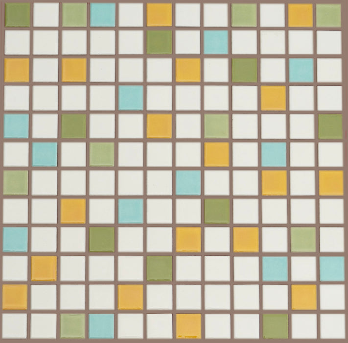 Vita Mosaic Porcelain Tile | Goldenrod Blend
