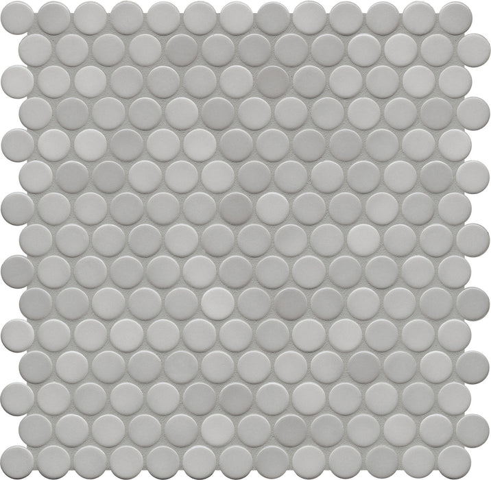 PopDotz Porcelain Tile | Gray Salt Blend | 1" Gloss