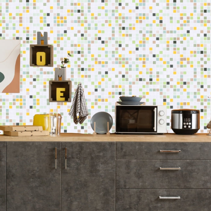 Vita Mosaic Porcelain Tile | Harvest Blend