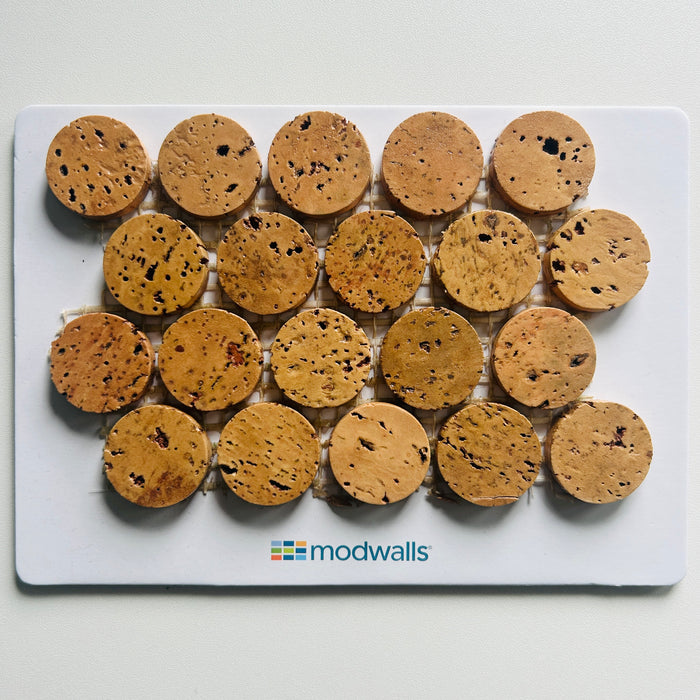 CorkDotz Small Cork Penny Round Tile