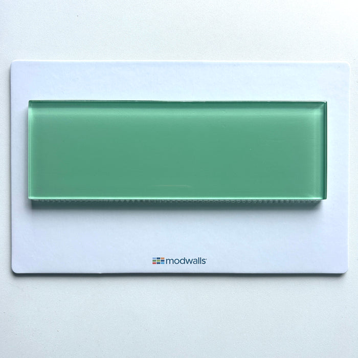 Lush Glass Subway Tile | Rainforest 3x9
