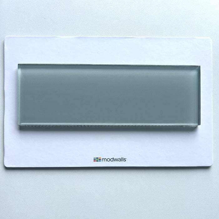 Lush Glass Subway Tile | Fog Bank 3x9