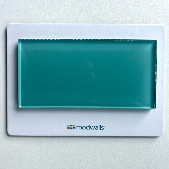 Lush Glass Subway Tile | Peacock 3x6