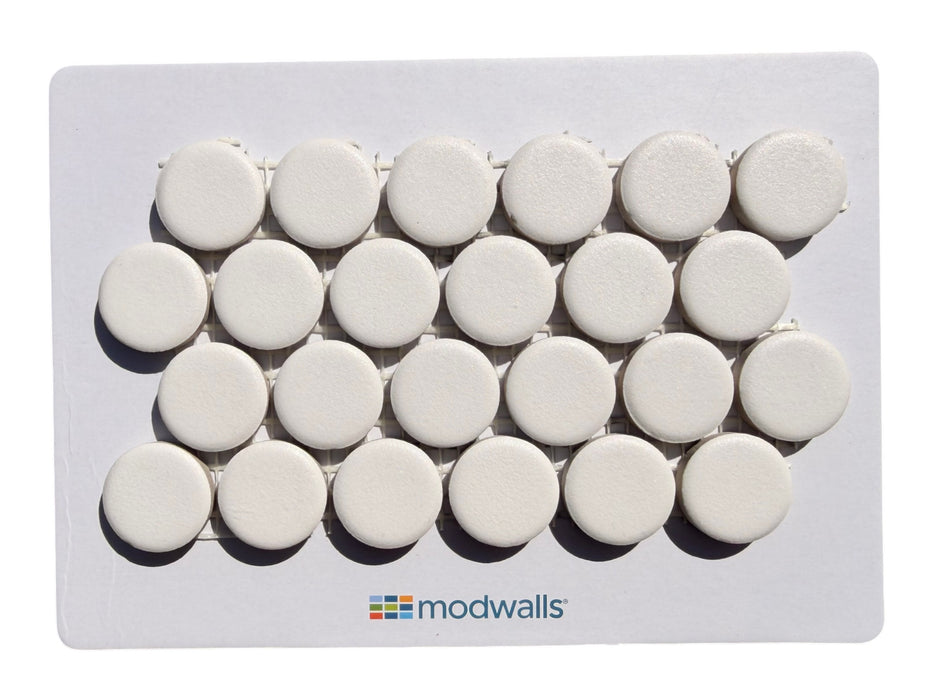 PopDotz Porcelain Tile | Sno-Drop Blend | 1" Matte
