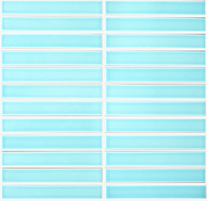 Sample of Kiln Ceramic 1x6 Stacked Tile | Splash