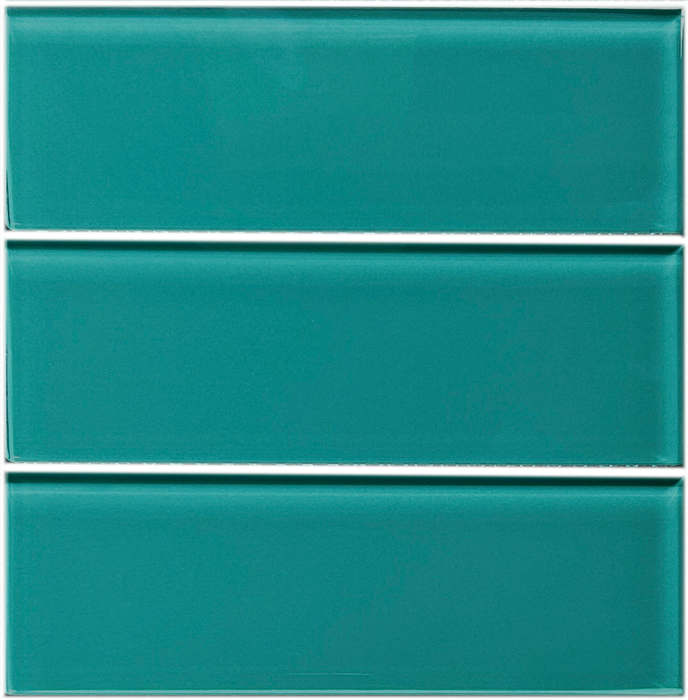 Lush Glass Subway Tile | Peacock 3x9