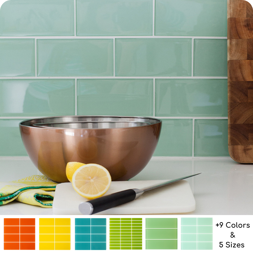 Lush Glass Subway Tile
