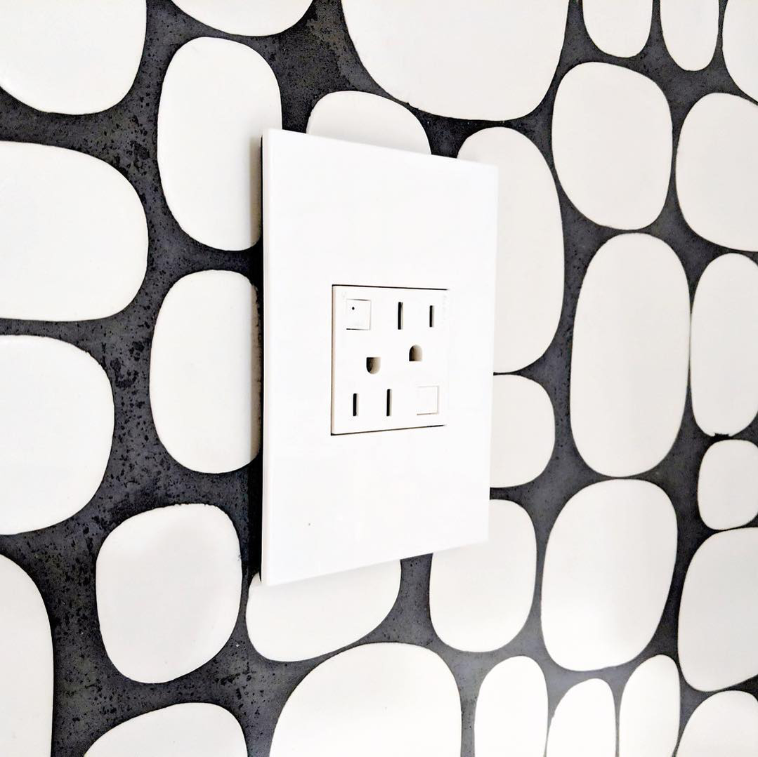 Rex Ray Studio Rox Ceramic Tile | Lunar White | Modwalls Modern Tile