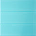 Modwalls Lush Glass Subway Tile | 4x12 in breaker blue | Colorful Modern glass tile for bathrooms, showers, kitchen, backsplashes, pools & outdoors. 