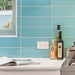 Modwalls Lush Glass Subway Tile | 4x12 in Breaker | Colorful Modern glass tile for bathrooms, showers, kitchen, backsplashes, pools & outdoors. 