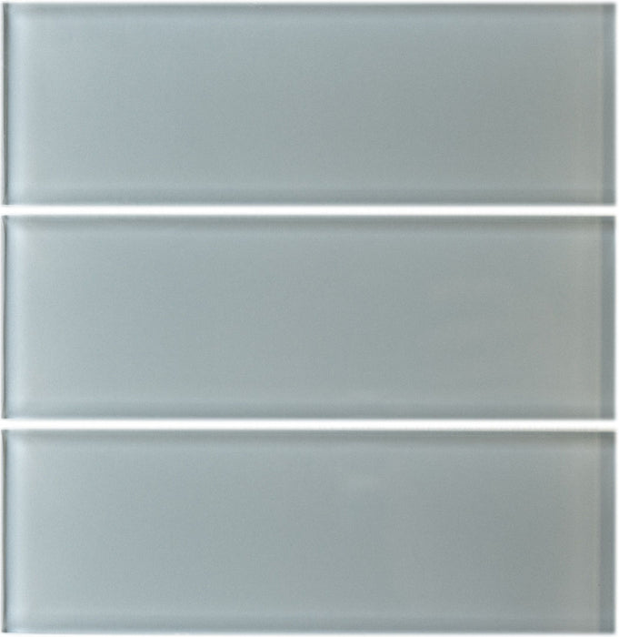 Lush Glass Subway Tile | Fog Bank 3x9