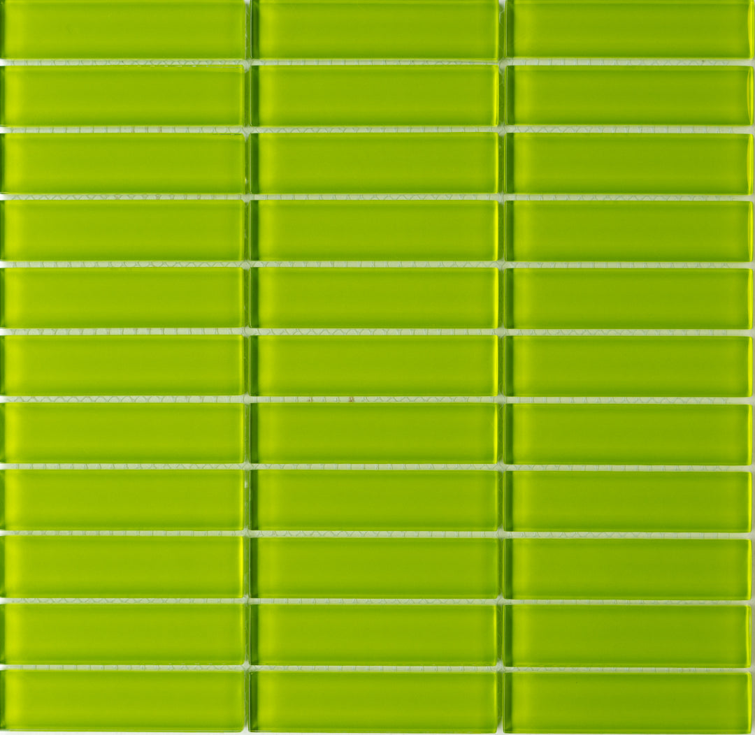Green Lush Glass Subway Tile