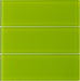 Modwalls Lush Glass Subway Tile | 3x9 Lemongrass | Colorful Modern glass tile for bathrooms, showers, kitchen, backsplashes, pools & outdoors. 