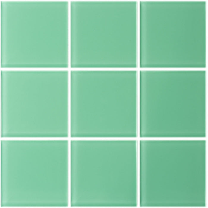 Lush Glass Subway Tile | Rainforest 4x4