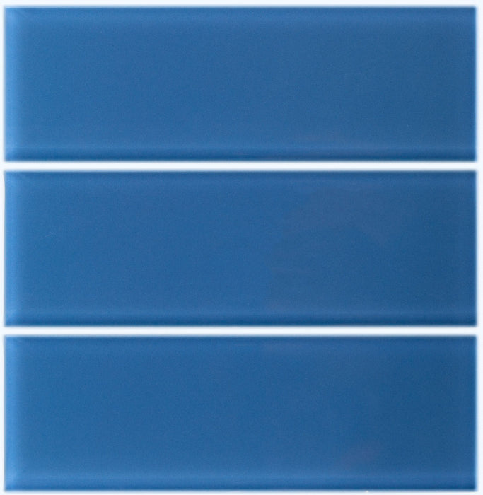 Lush Glass Subway Tile | Sapphire 3x9