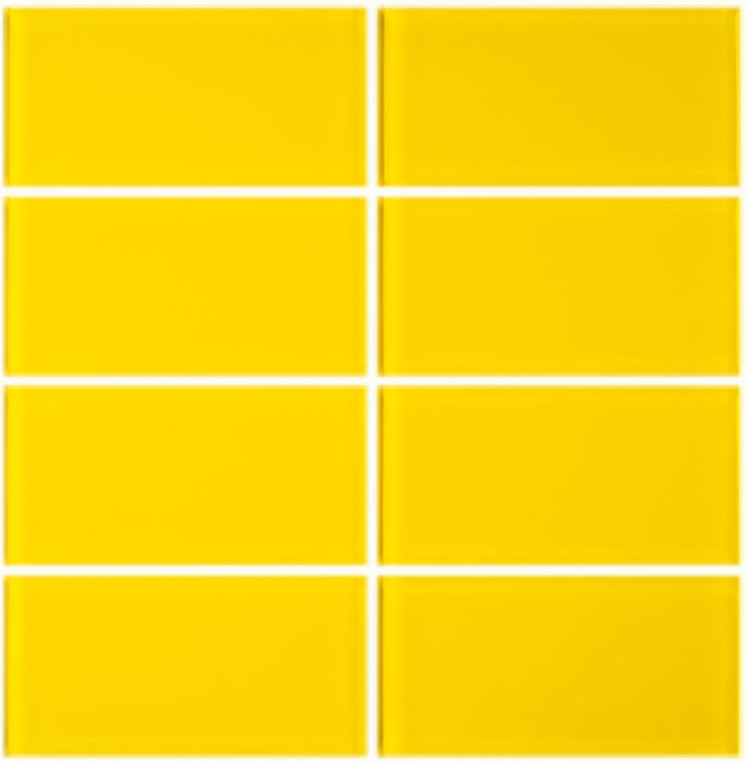 Lush Glass Subway Tile | Sunshine 3x6