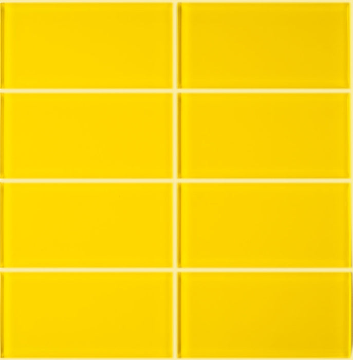 Lush Glass Subway Tile | Sunshine 3x6