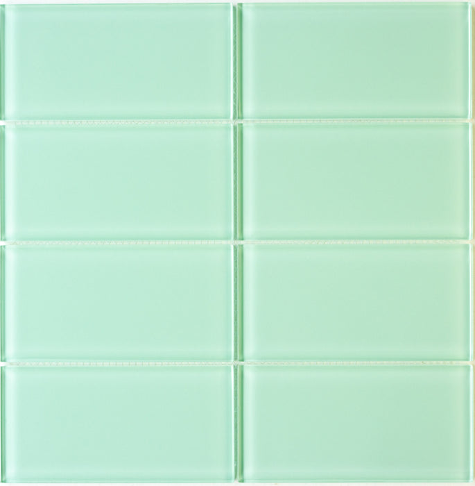 Lush Glass Subway Tile | Surf 3x6