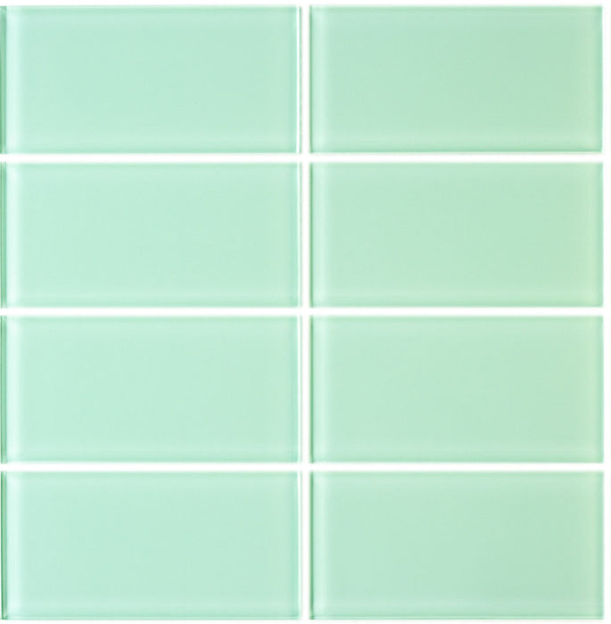 Lush Glass Subway Tile | Surf 3x6