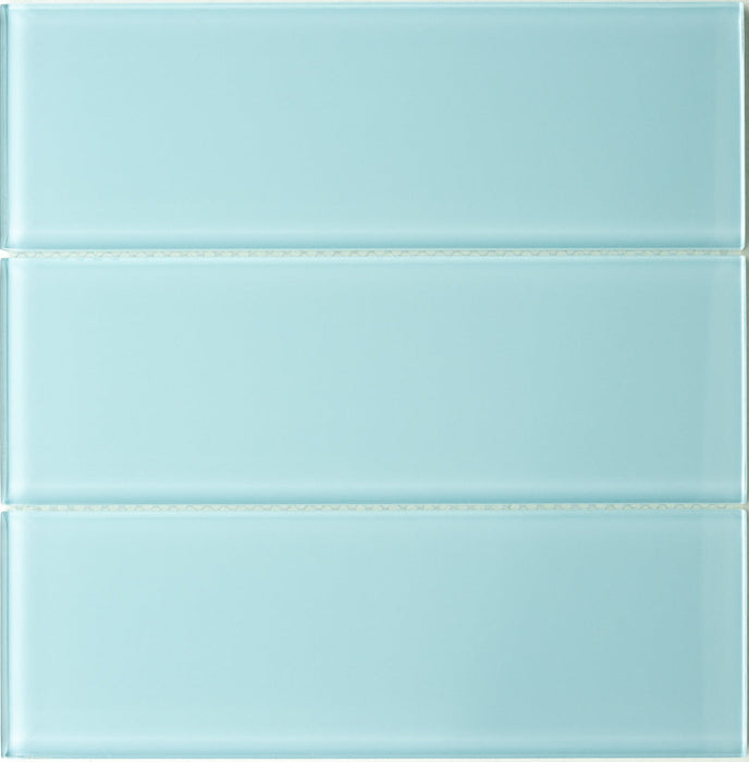 Sample of Lush Glass Subway Tile | Vapor 4x12